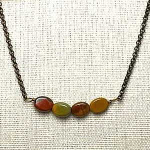 Seeds  Semi Precious Stone Necklace